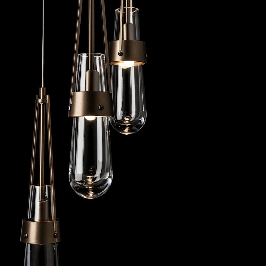 Hubbardton Forge Link 5 Light 13" Wide Multi Light Pendant
