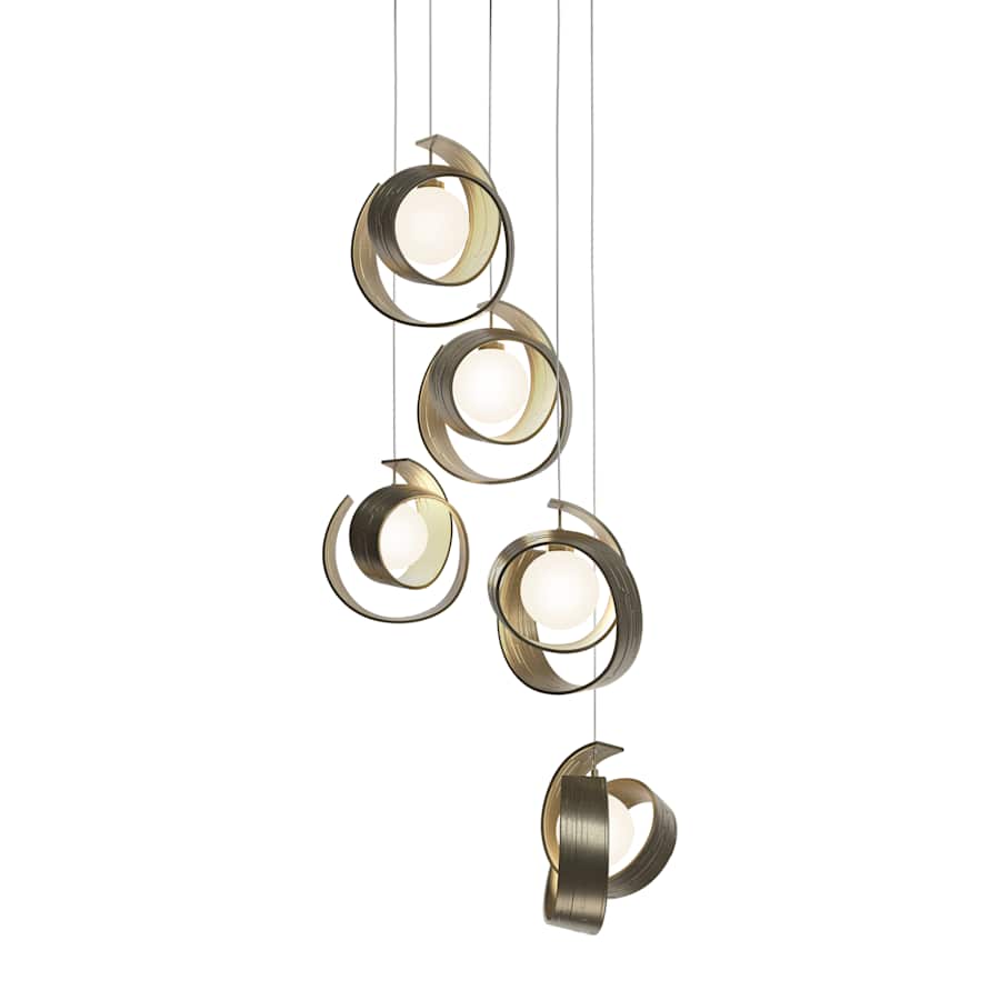 Hubbardton Forge Riza 5 Light 20" Wide Multi Light Pendant