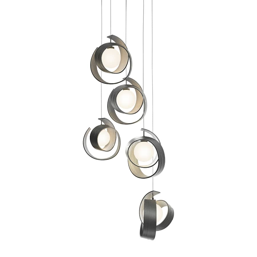 Hubbardton Forge Riza 5 Light 20" Wide Multi Light Pendant