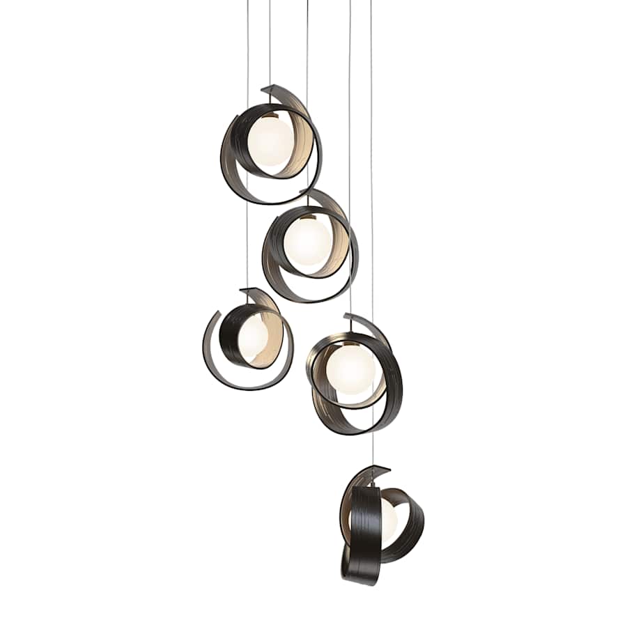 Hubbardton Forge Riza 5 Light 20" Wide Multi Light Pendant
