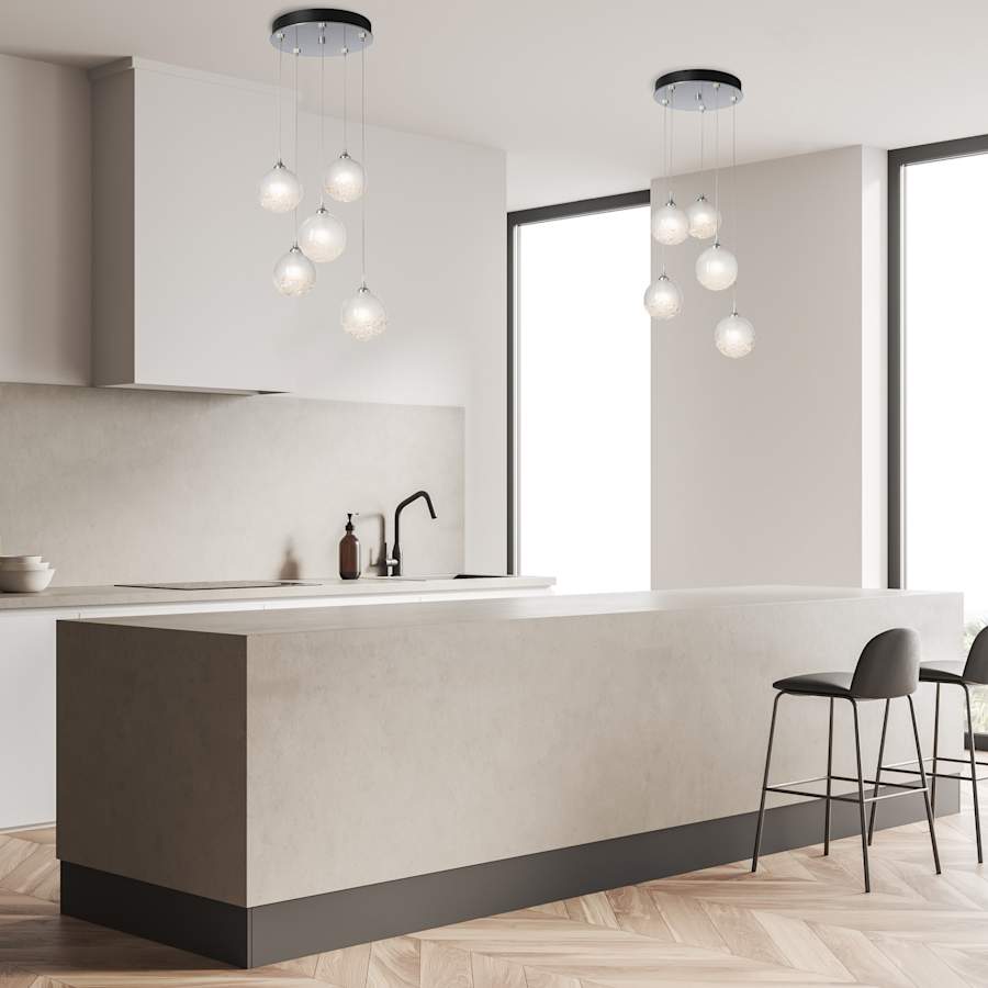 Hubbardton Forge Fritz 5 Light 16" Wide Suspension Multi Light Pendant