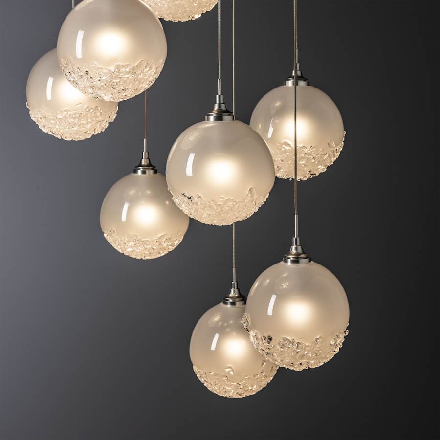 Hubbardton Forge Fritz 9 Light 21" Wide Suspension Multi Light Pendant