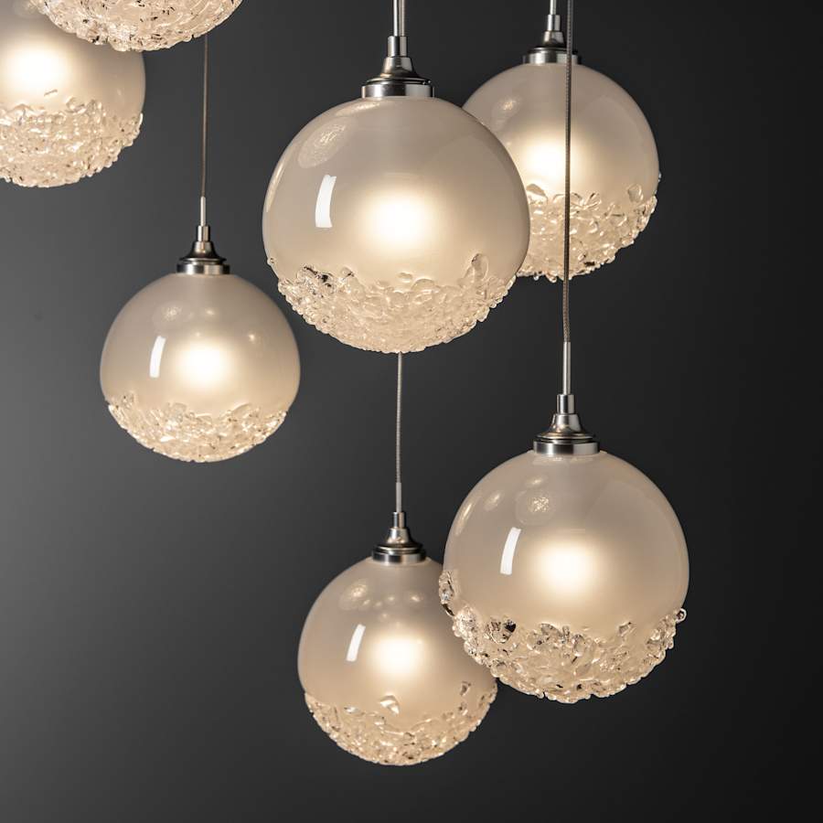 Hubbardton Forge Fritz 9 Light 21" Wide Suspension Multi Light Pendant