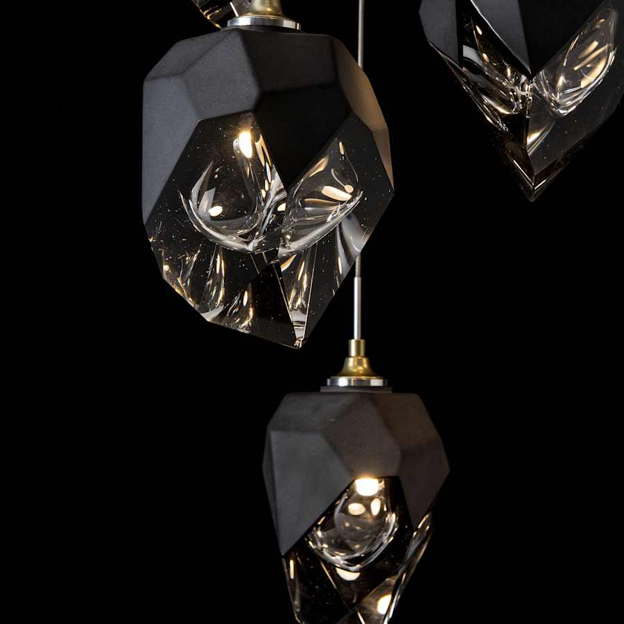 Hubbardton Forge Chrysalis 9 Light 21" Wide Multi Light Pendant