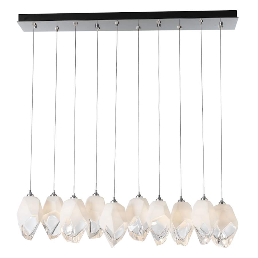 Hubbardton Forge Chrysalis 10 Light 45" Wide Linear Pendant