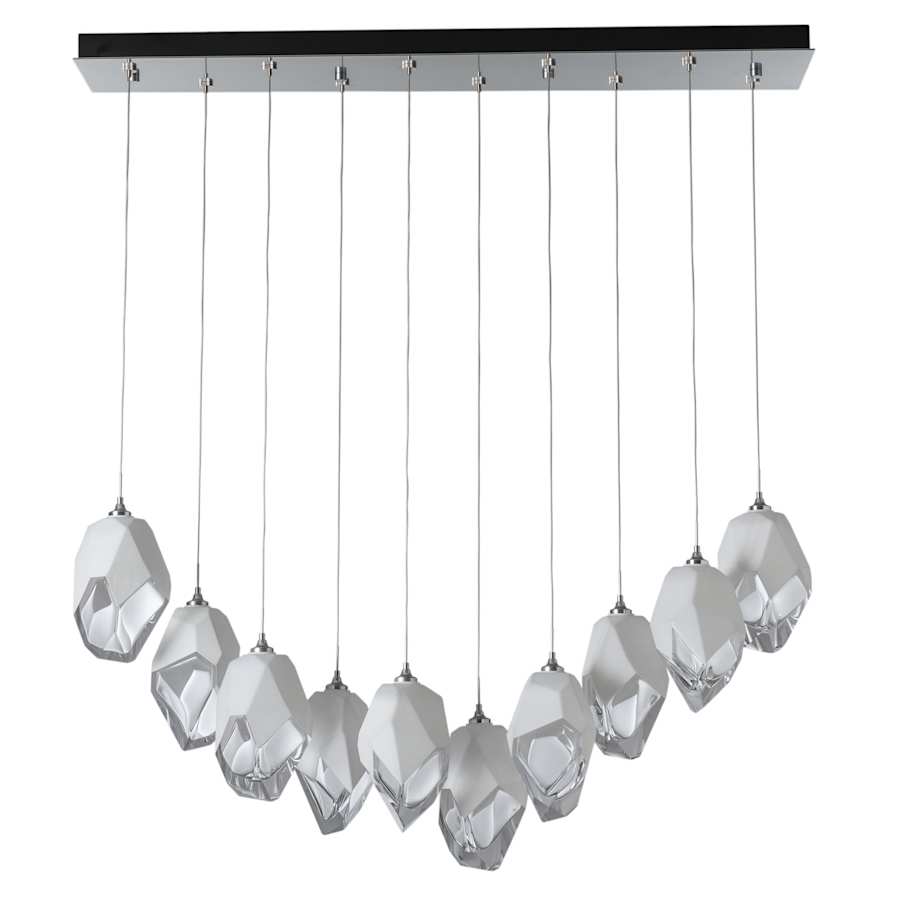 Hubbardton Forge Chrysalis 10 Light 45" Wide Linear Pendant
