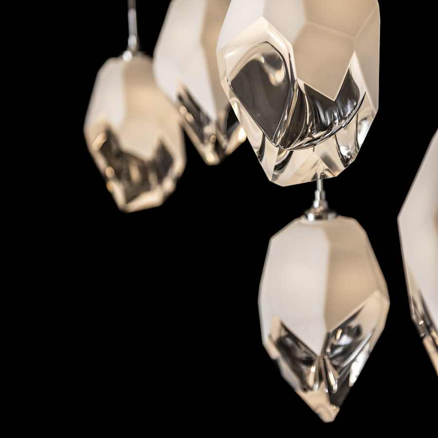 Hubbardton Forge Chrysalis 10 Light 45" Wide Linear Pendant