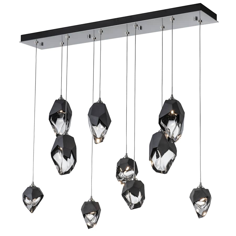 Hubbardton Forge Chrysalis 10 Light 45" Wide Linear Pendant