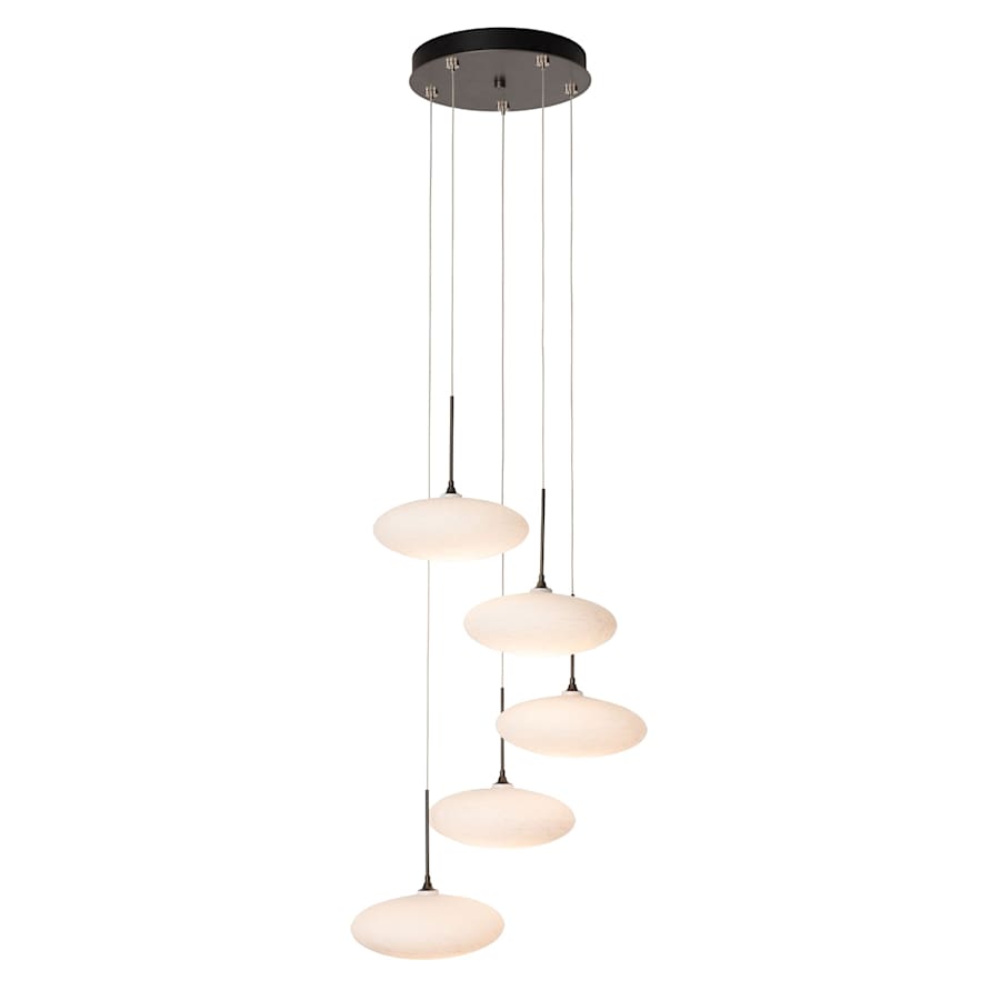 Hubbardton Forge Clouds 5 Light 20" Wide Multi Light Pendant