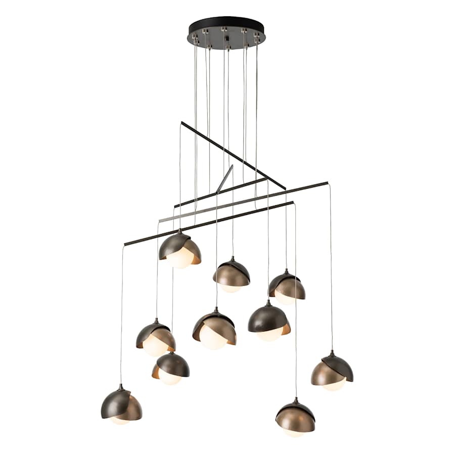 Hubbardton Forge Brooklyn 10 Light 38" Wide Multi Light Pendant