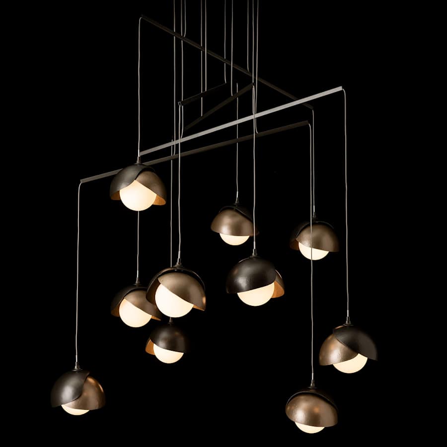 Hubbardton Forge Brooklyn 10 Light 38" Wide Multi Light Pendant