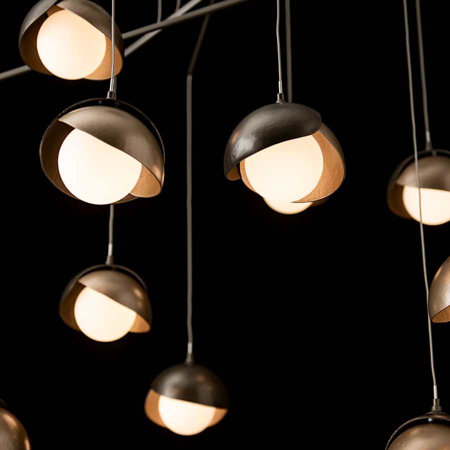 Hubbardton Forge Brooklyn 10 Light 38" Wide Multi Light Pendant