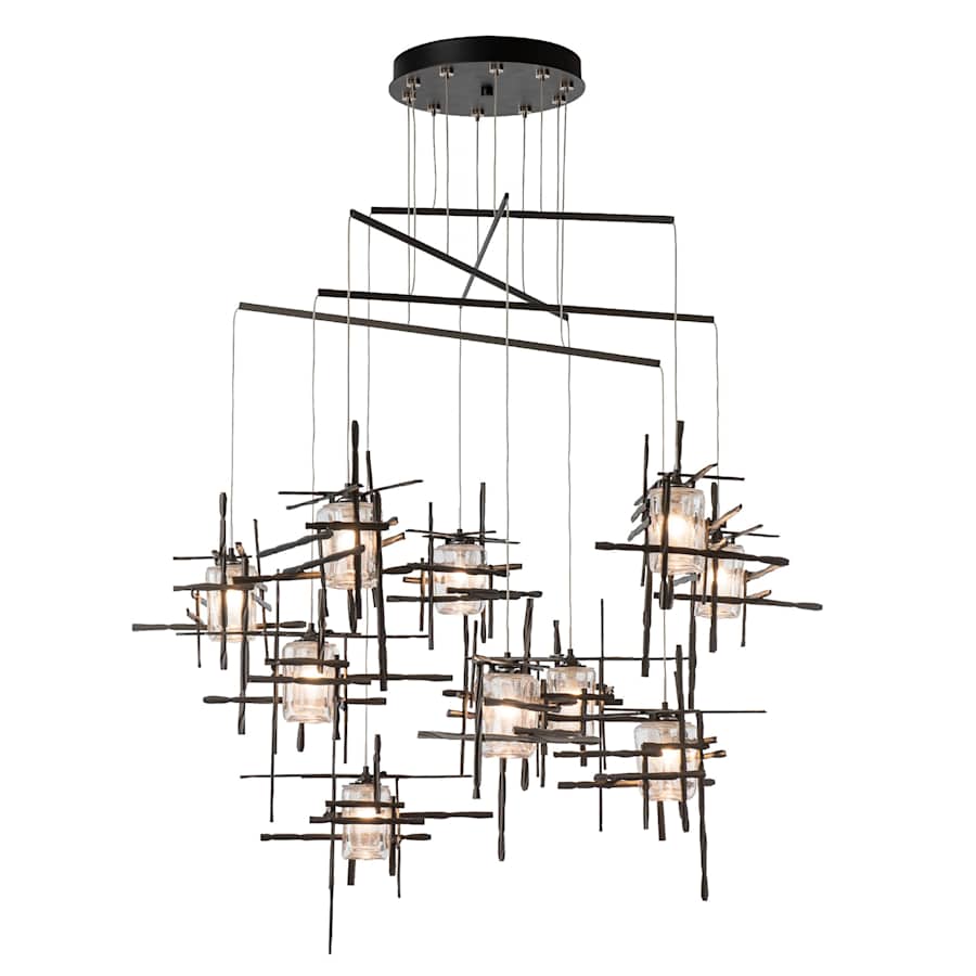 Hubbardton Forge Tura 10 Light 49" Wide Multi Light Pendant