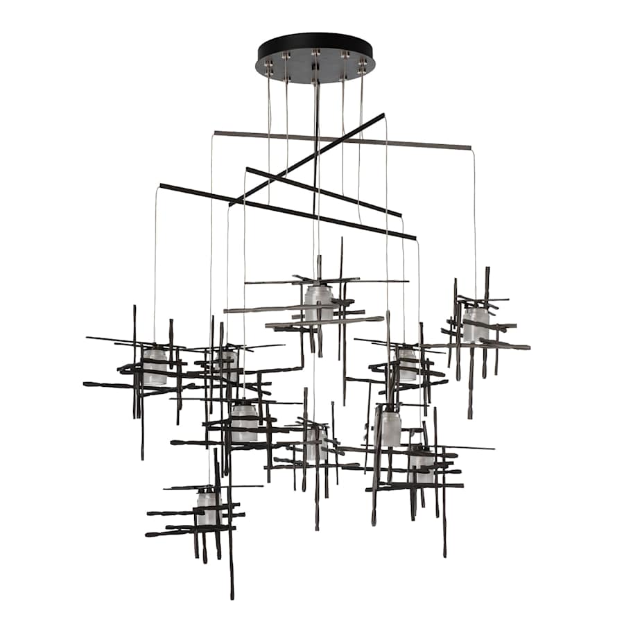 Hubbardton Forge Tura 10 Light 49" Wide Multi Light Pendant