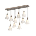Hubbardton Forge Mobius 10 Light 46" Wide Linear Pendant