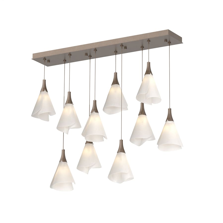 Hubbardton Forge Mobius 10 Light 46" Wide Linear Pendant