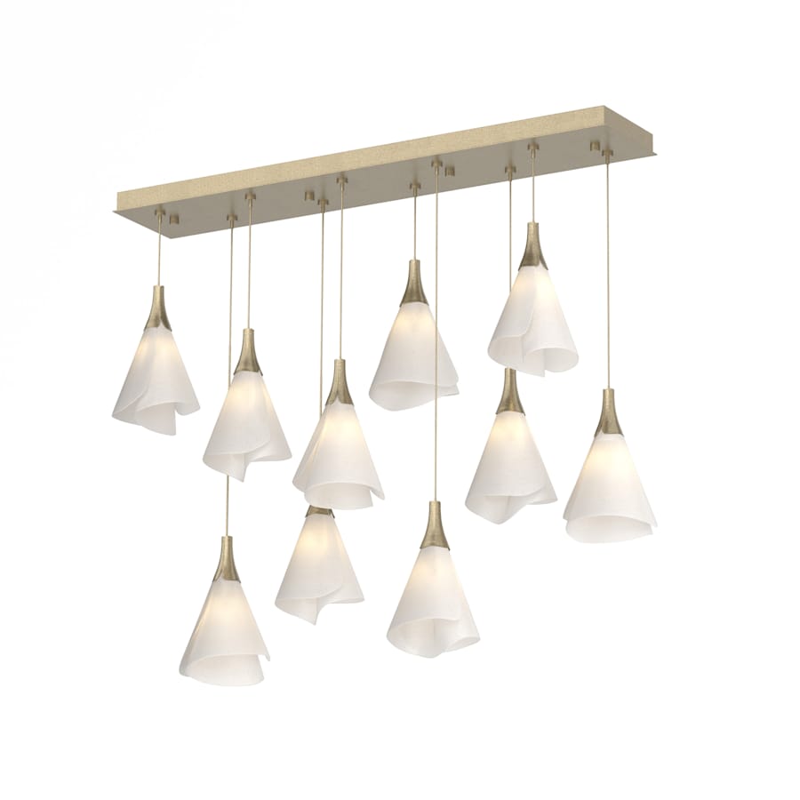 Hubbardton Forge Mobius 10 Light 46" Wide Linear Pendant