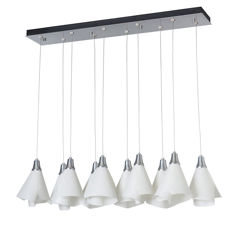 Hubbardton Forge Mobius 10 Light 46" Wide Linear Pendant