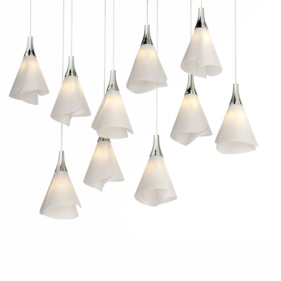 Hubbardton Forge Mobius 10 Light 46" Wide Linear Pendant