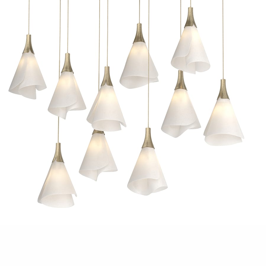 Hubbardton Forge Mobius 10 Light 46" Wide Linear Pendant