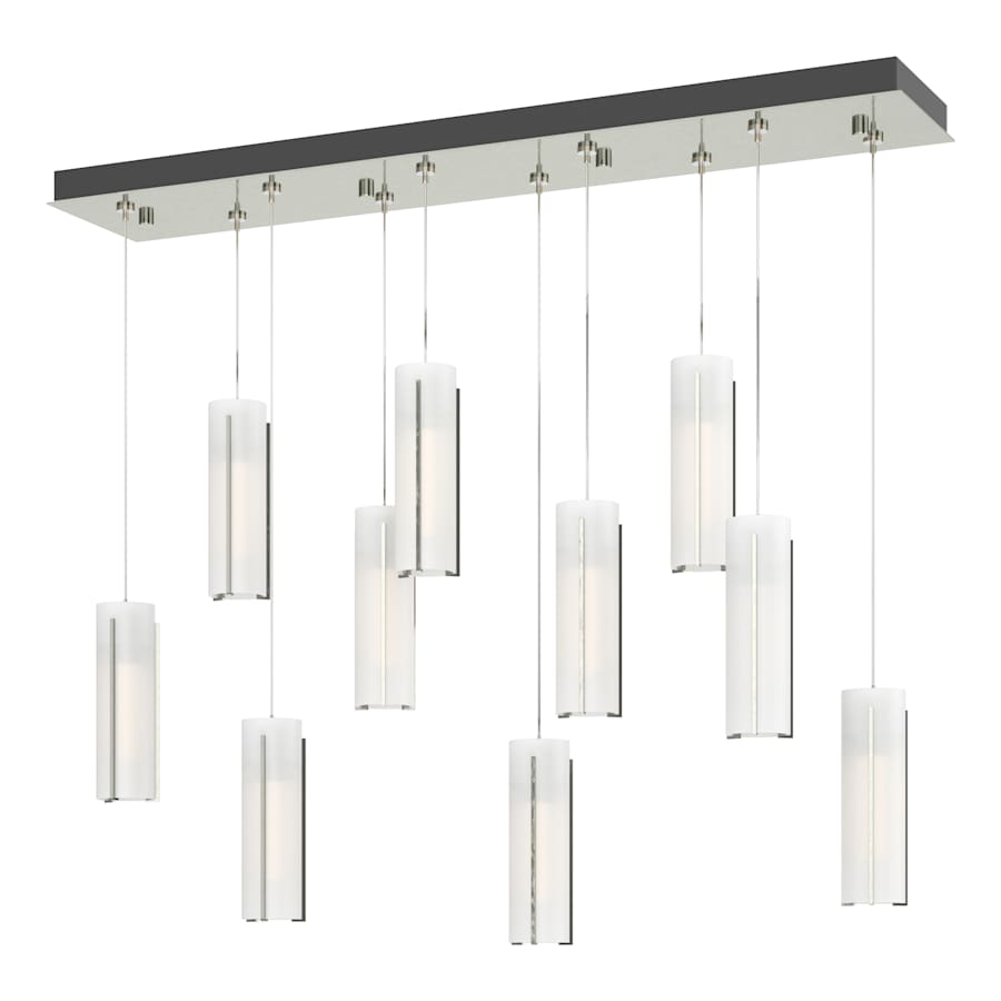 Hubbardton Forge Exos 10 Light 45" Wide Linear Pendant