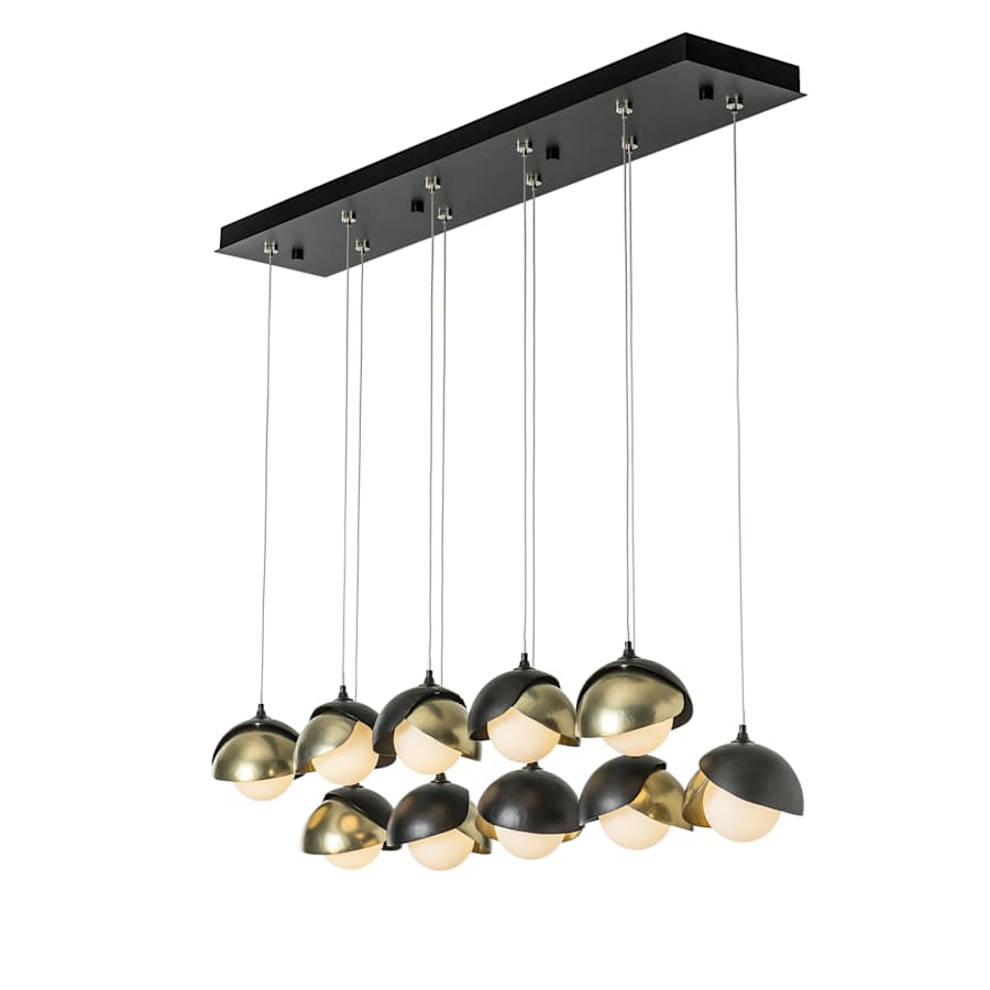 Hubbardton Forge Brooklyn 10 Light 45" Wide Suspension Multi Light Pendant
