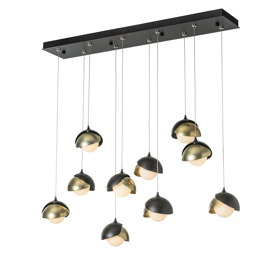 Hubbardton Forge Brooklyn 10 Light 45" Wide Suspension Multi Light Pendant