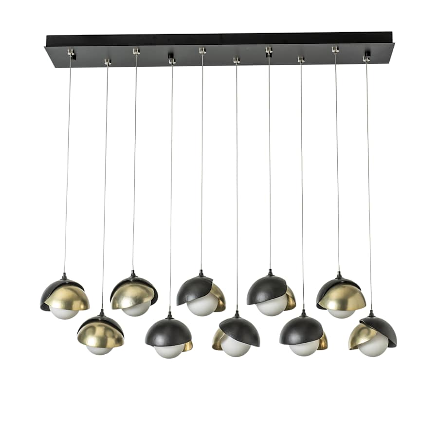 Hubbardton Forge Brooklyn 10 Light 45" Wide Suspension Multi Light Pendant