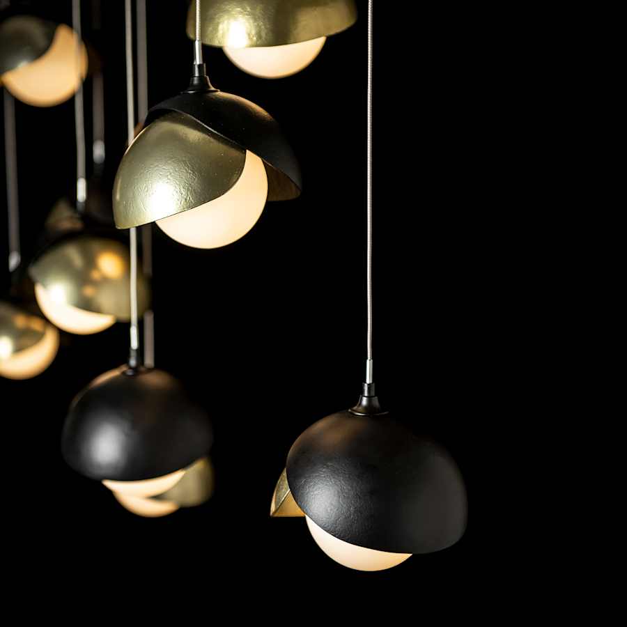 Hubbardton Forge Brooklyn 10 Light 45" Wide Suspension Multi Light Pendant