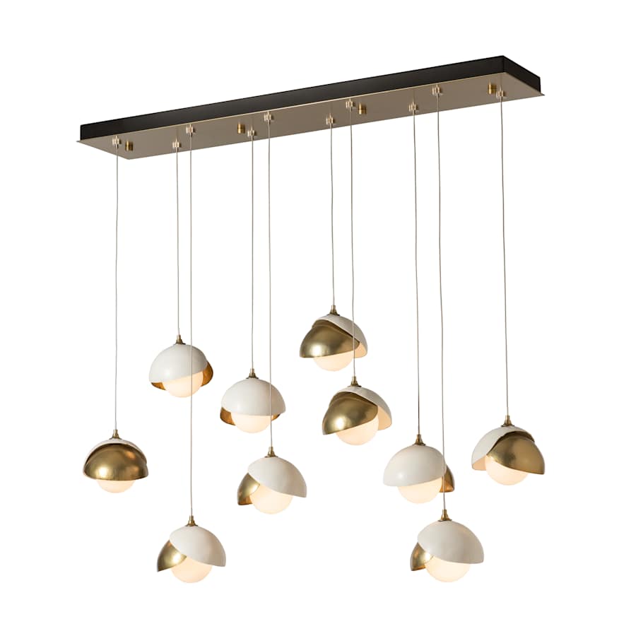 Hubbardton Forge Brooklyn 10 Light 45" Wide Suspension Multi Light Pendant