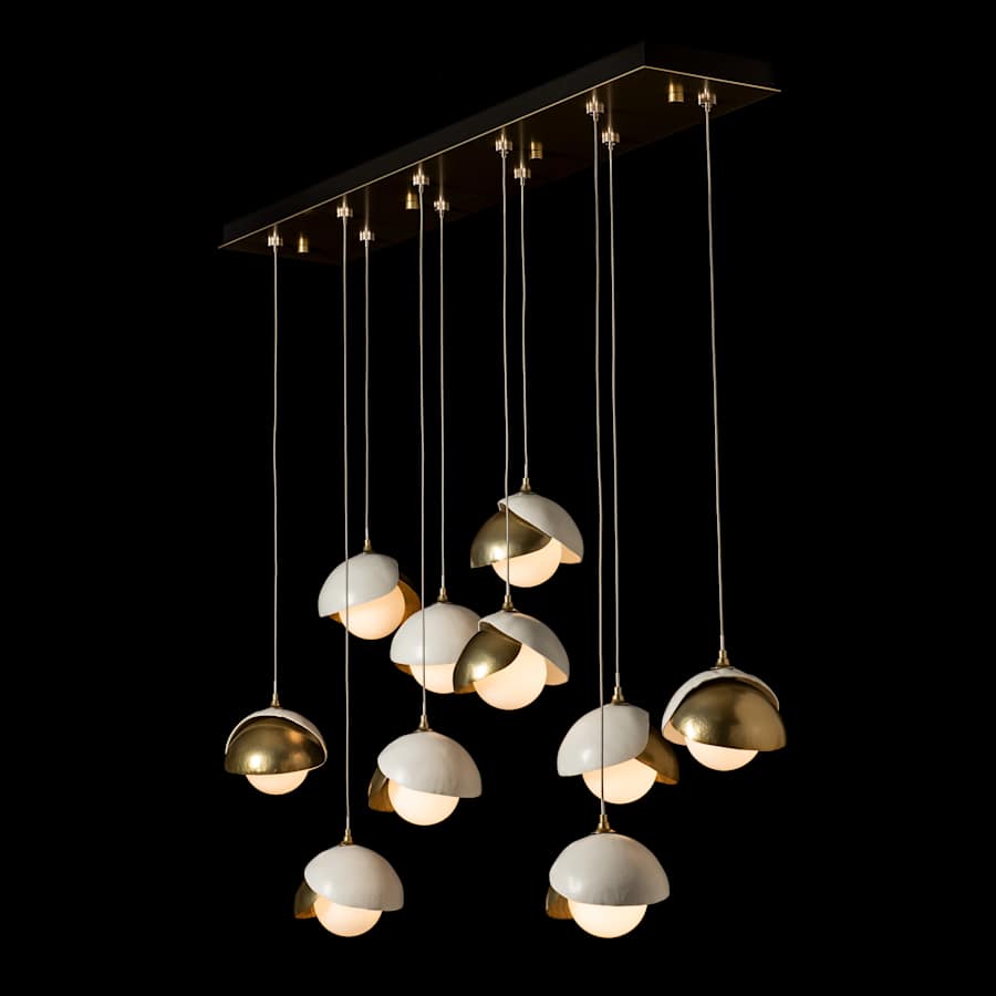 Hubbardton Forge Brooklyn 10 Light 45" Wide Suspension Multi Light Pendant