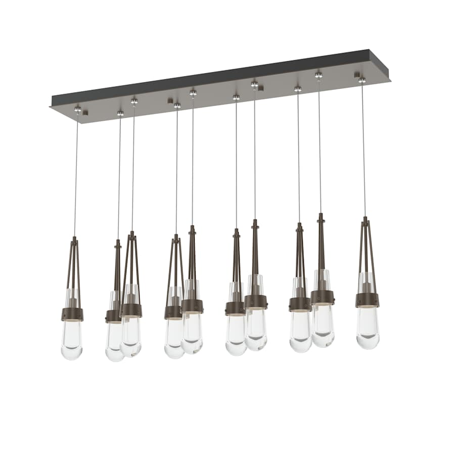 Hubbardton Forge Link 10 Light 45" Wide Linear Pendant