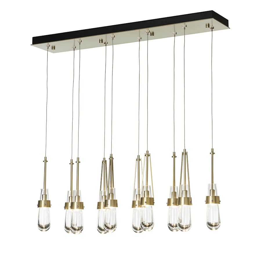 Hubbardton Forge Link 10 Light 45" Wide Linear Pendant