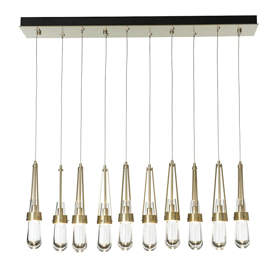 Hubbardton Forge Link 10 Light 45" Wide Linear Pendant