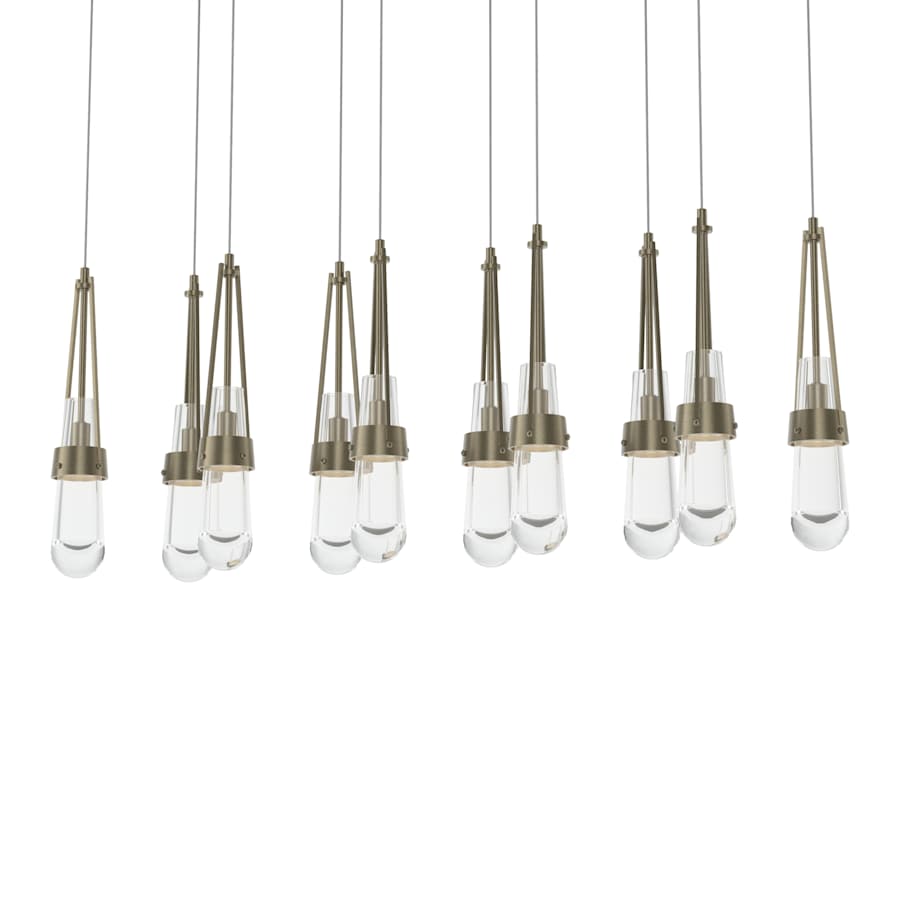 Hubbardton Forge Link 10 Light 45" Wide Linear Pendant