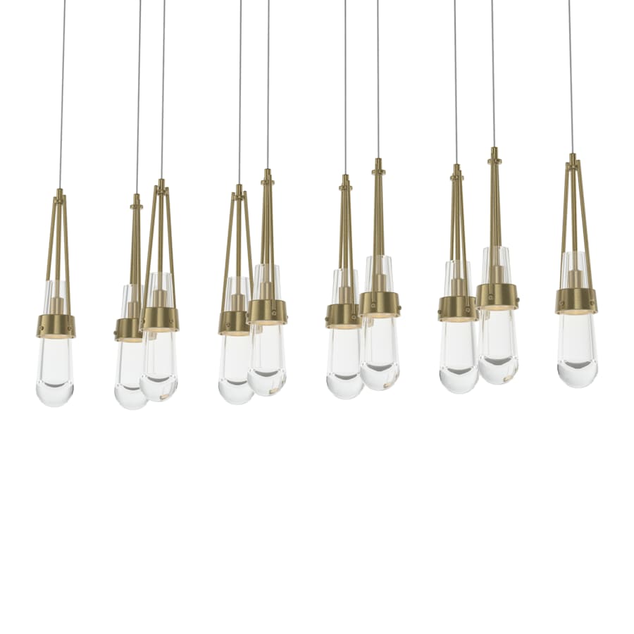 Hubbardton Forge Link 10 Light 45" Wide Linear Pendant