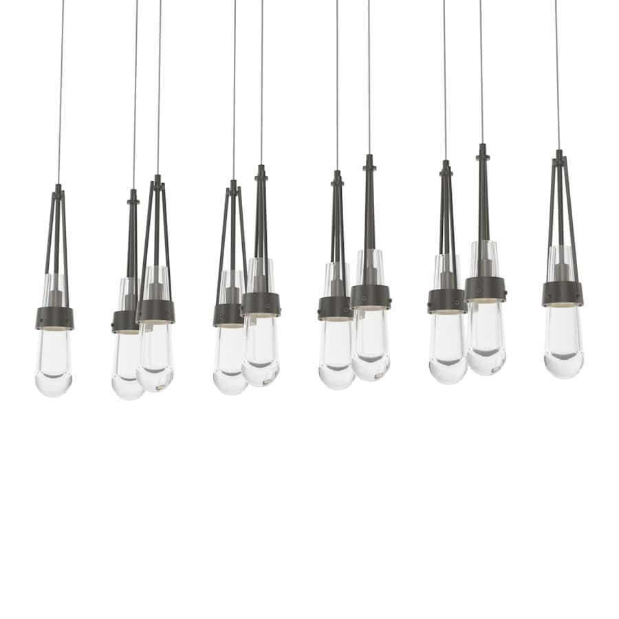Hubbardton Forge Link 10 Light 45" Wide Linear Pendant