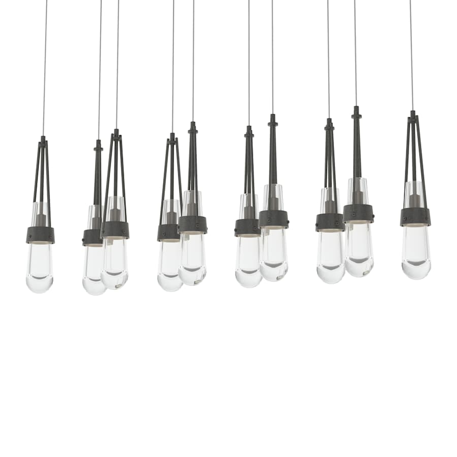 Hubbardton Forge Link 10 Light 45" Wide Linear Pendant