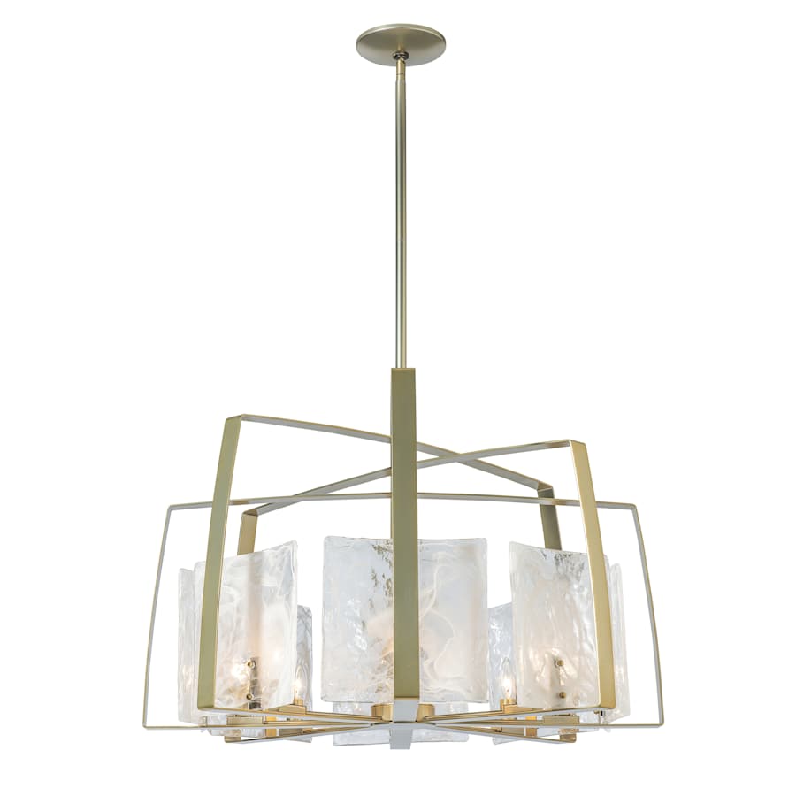 Hubbardton Forge Arc 8 Light 34" Wide Drum Chandelier