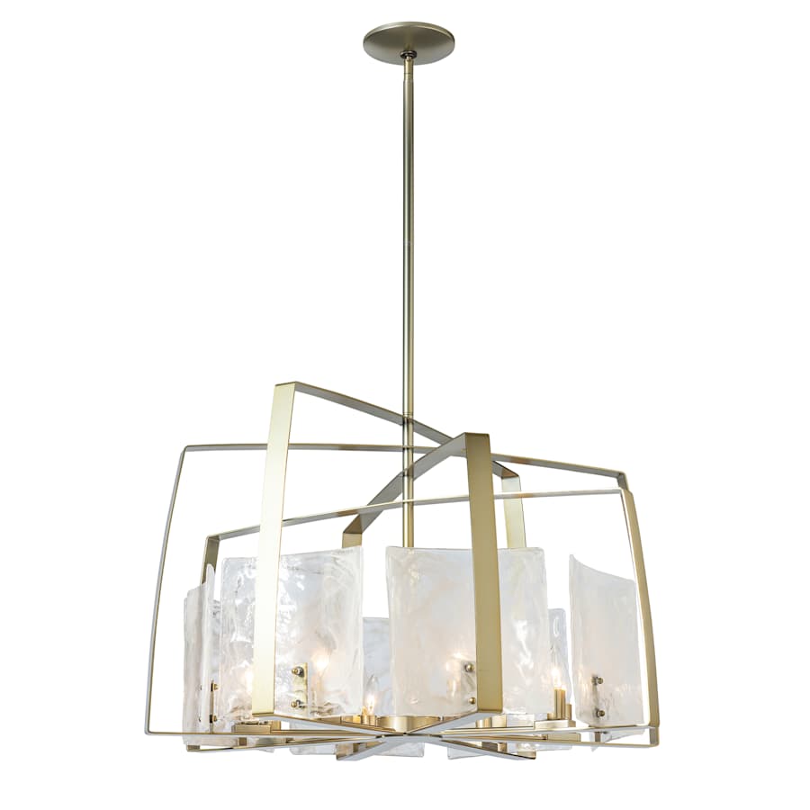 Hubbardton Forge Arc 8 Light 34" Wide Drum Chandelier