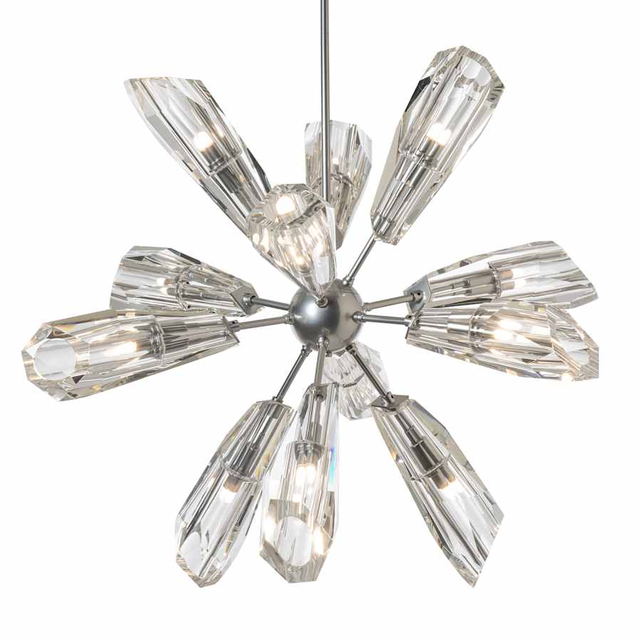 Hubbardton Forge Luma 12 Light 32" Wide Crystal Pendant