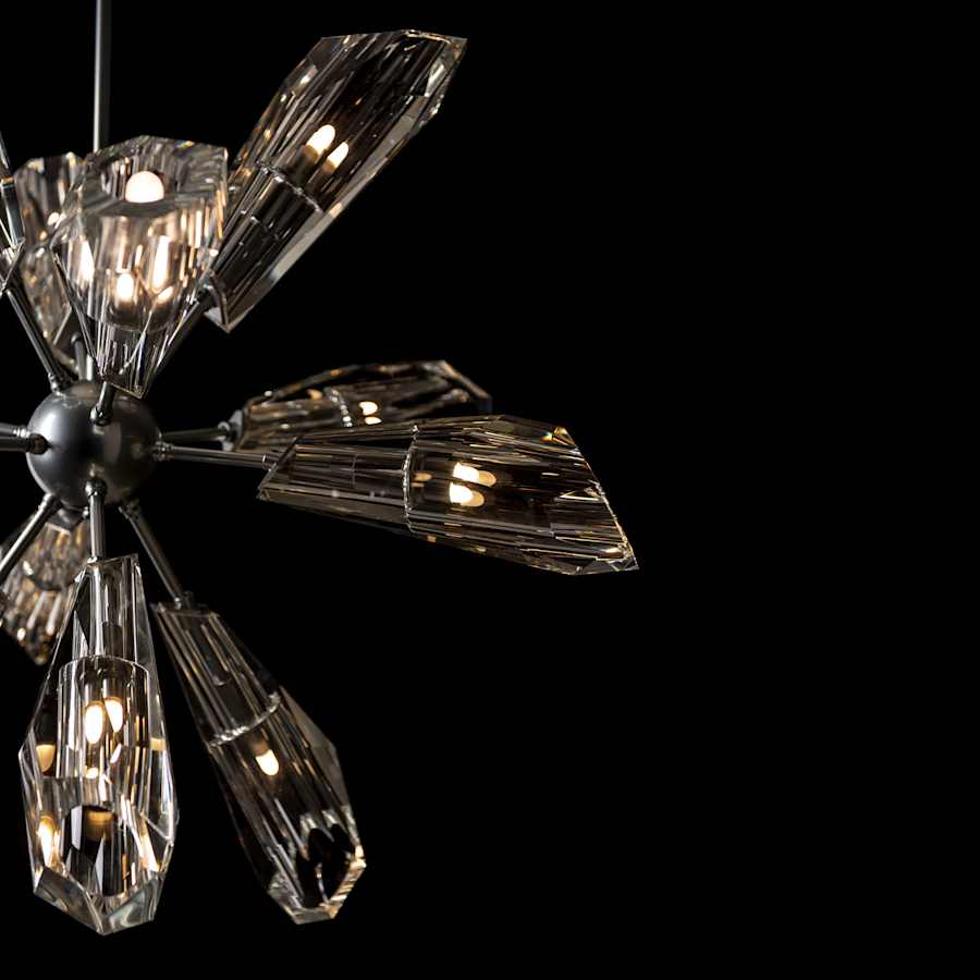 Hubbardton Forge Luma 12 Light 32" Wide Crystal Pendant