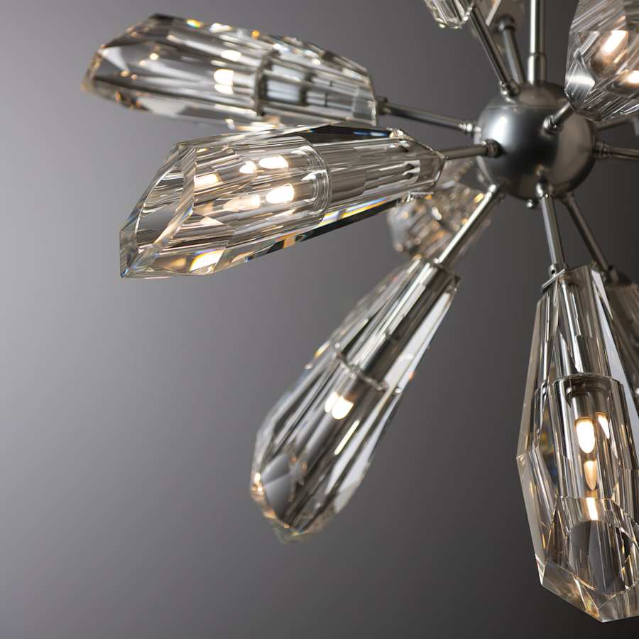 Hubbardton Forge Luma 12 Light 32" Wide Crystal Pendant
