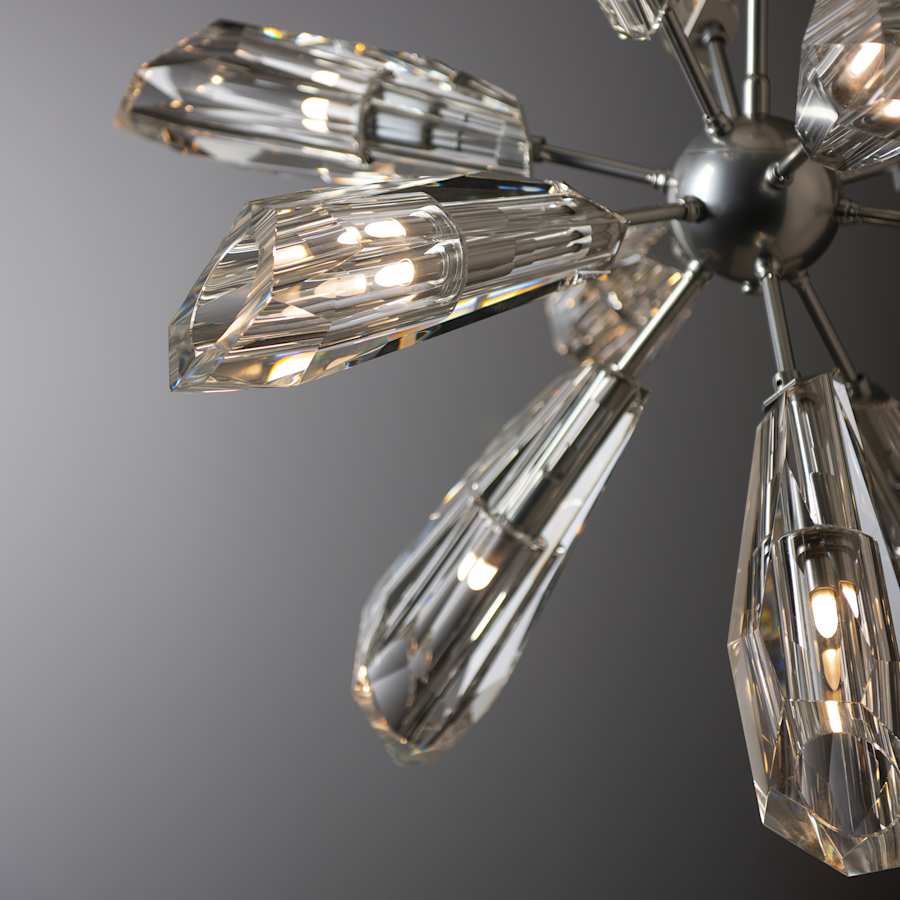 Hubbardton Forge Luma 12 Light 32" Wide Crystal Pendant