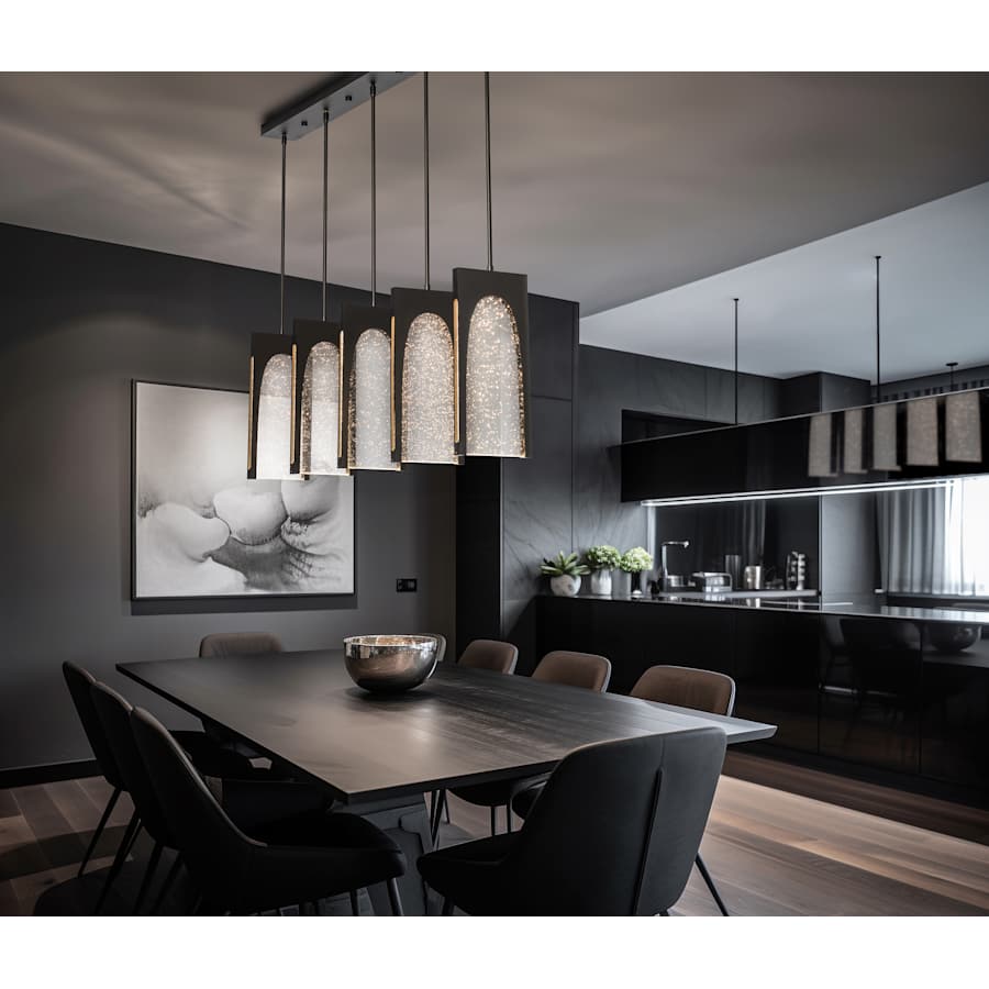 Hubbardton Forge Cypress 56" Wide LED Linear Pendant