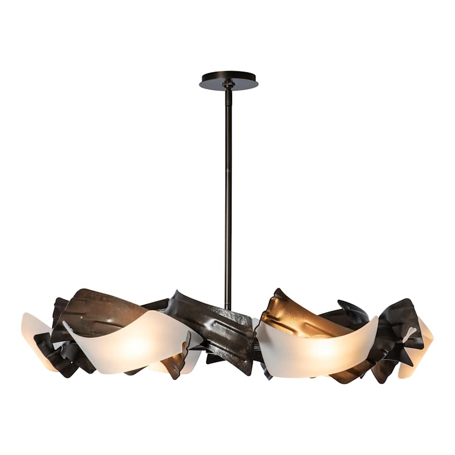 Hubbardton Forge Crest 6 Light 38" Wide Abstract Pendant