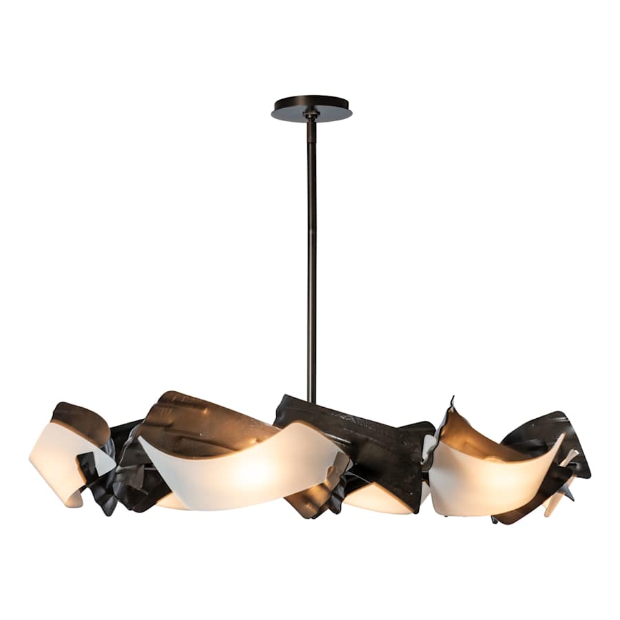 Hubbardton Forge Crest 6 Light 38" Wide Abstract Pendant