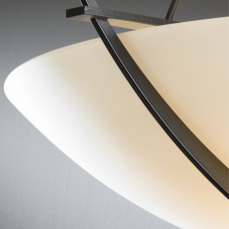 Hubbardton Forge Mackintosh 2 Light 41" Wide Linear Pendant with Customizable Glass Shade