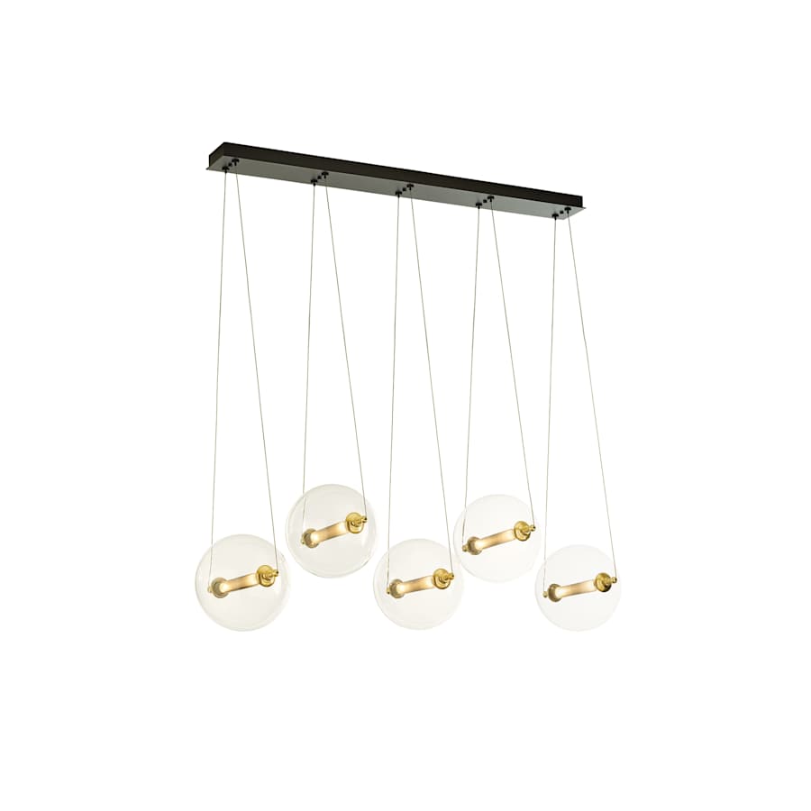 Hubbardton Forge Otto 10 Light 57" Wide Suspension Linear Pendant