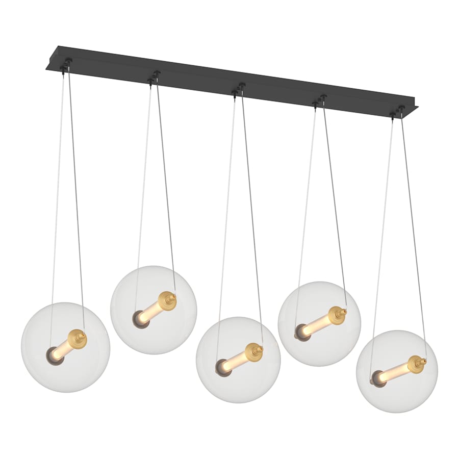 Hubbardton Forge Otto 10 Light 57" Wide Suspension Linear Pendant